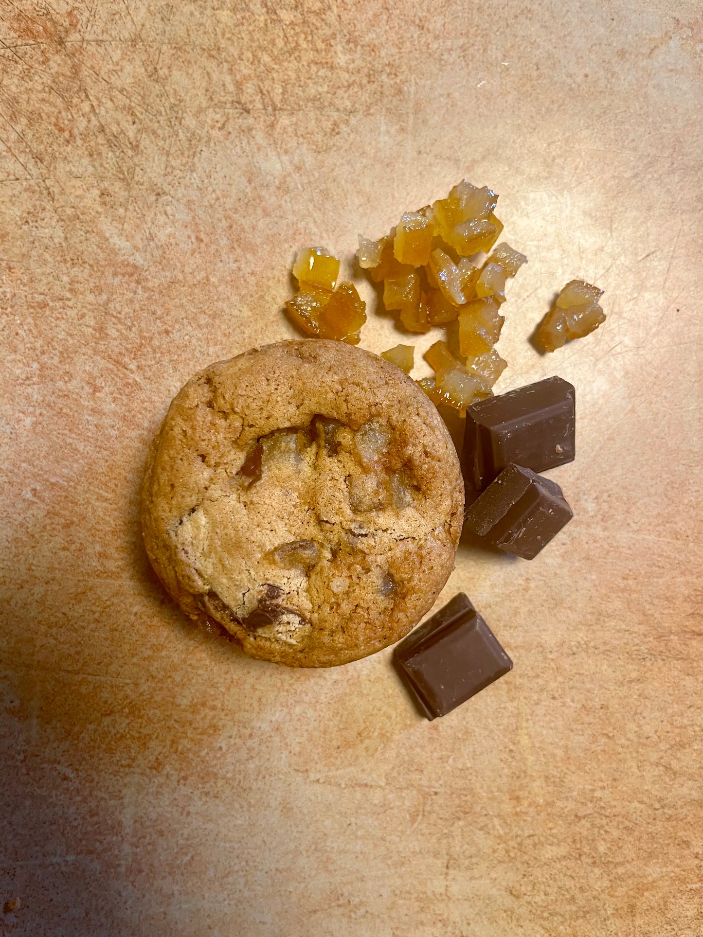 Chocolat noir et oranges confites